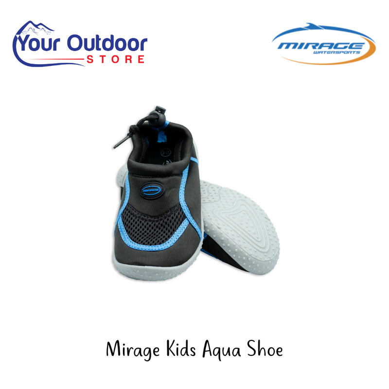 Mirage Kids Aqua Shoe | Hero Image Showing All Loos And Titles.