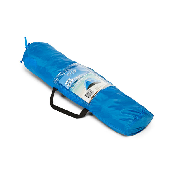 Blue | Mirage Solar Beach Tent Image Showing Tent Packed Down Into The Travel Bag.