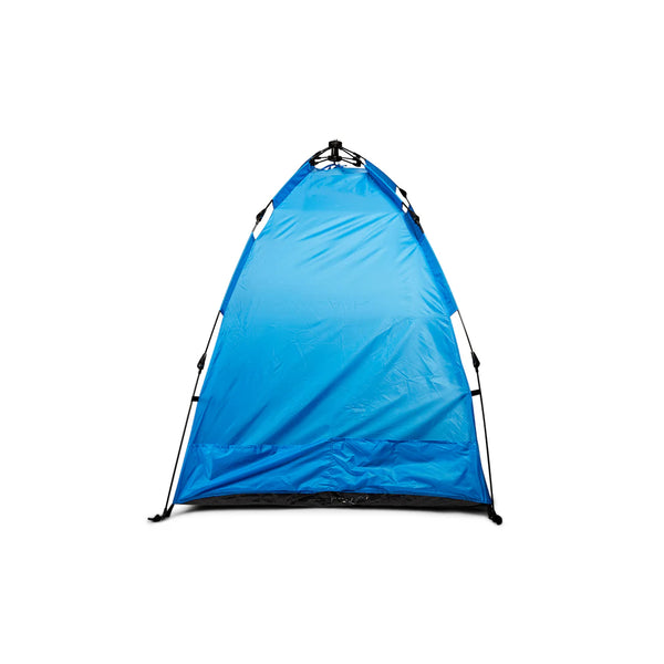 Blue | Mirage Solar Beach Tent Image Showing Side View.