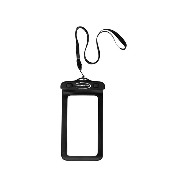 Black | Mirage Waterproof Phone Case Image Showing Nothing In Pouch.

