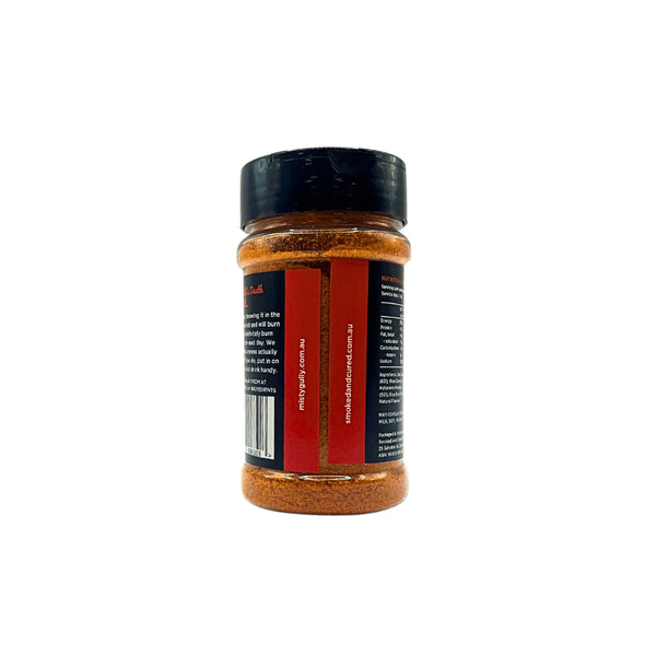 150g | Misty Gully Death Salt Image Showing Back Of The Bottle.
