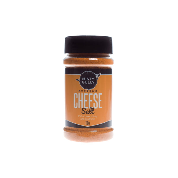 110g | Misty Gully Competition Extreme Cheese Salt Image Showing No Logos Or Titles.