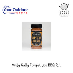 Misty Gully Competition BBQ Rub | Hero Image Showing All Logos And Titles.