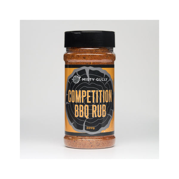 Misty Gully Competition BBQ Rub |  Image Showing No Logos Or Titles.