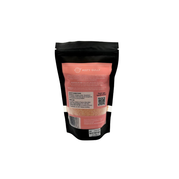 500g | Misty Gully Cure #1 Image Showing Back Of Packaging.