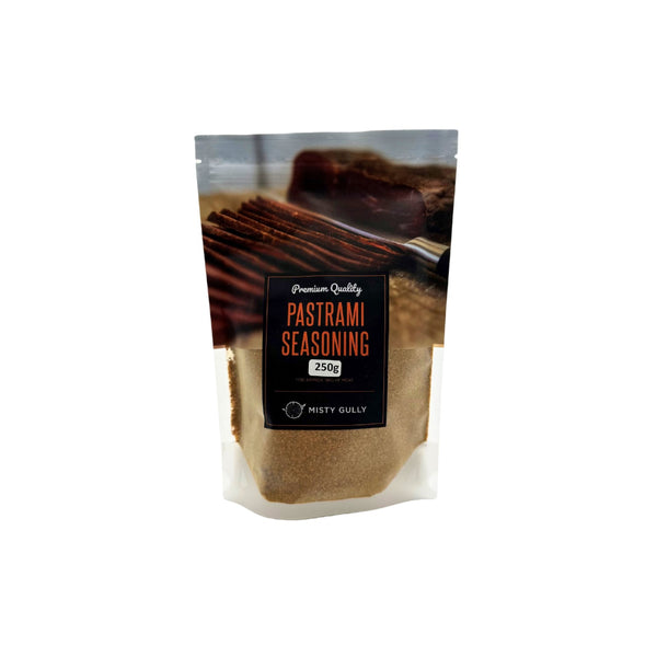 250g | Misty Gully Pastrami Seasoning  Image Showing No Logos Or Titles.