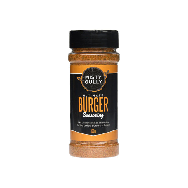150g | Misty Gully Ultimate  Burger Seasoning Image Showing No Logos Or Titles.
