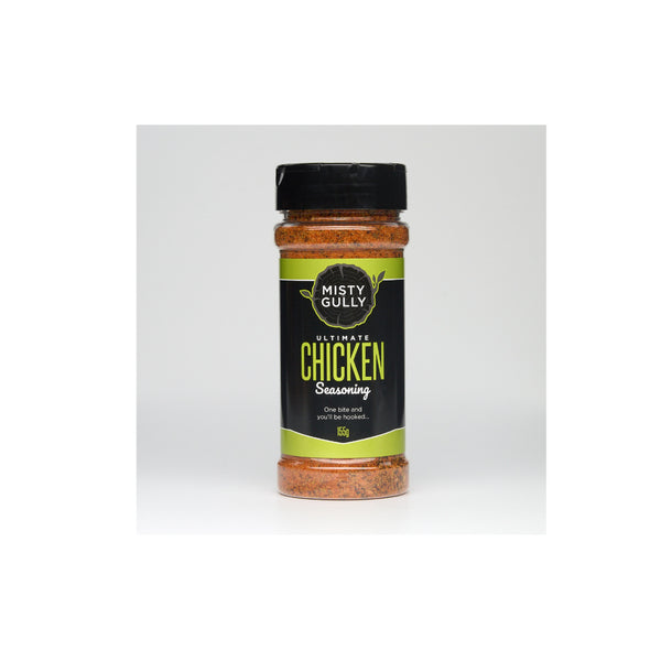 155g | Misty Gully Ultimate Chicken Seasoning Image Showing No Logos Or Titles.