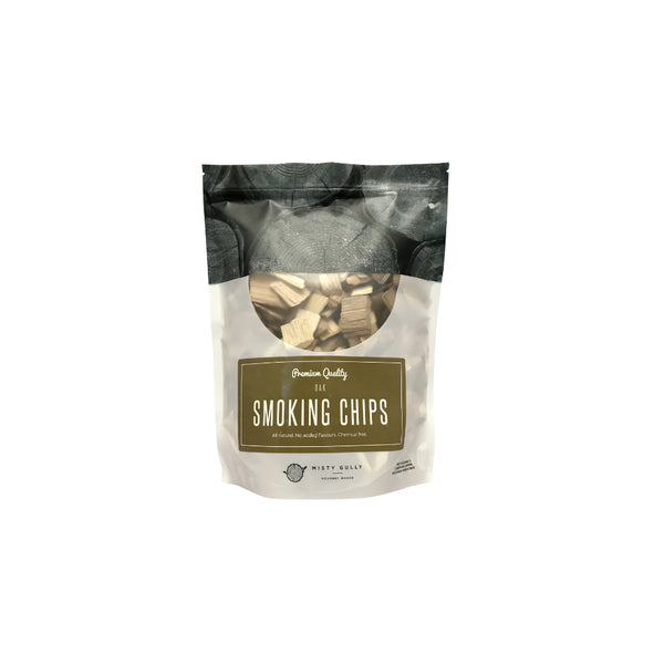 2kg - Oak | Misty Gully Wood Chip Bag Image Showing No Logos Or Titles.