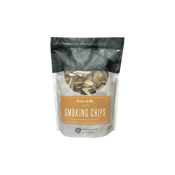 2kg - Hickory | Misty Gully Wood Chips Image Showing No Logos Or Titles.