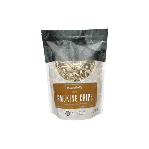 2kg - Pecan | Misty Gully Wood Chip Bag Image Showing No Logos Or Titles.
