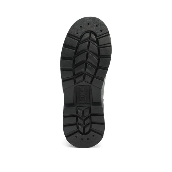 Black | Muck Boot Chore Classic Unisex Tall All Condition Work Boot Image Showing Bottom View.