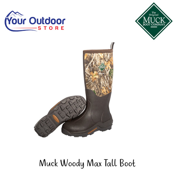 Muck Woody Max Tall | Hero Image Showing All Logos And Titles.