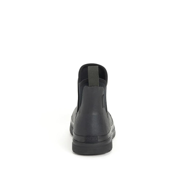 Black | Muckboot Womens Originals Ankle Boot Image Showing Back View.