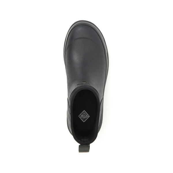 Black | Muckboot Womens Originals Ankle Boot Image Showing Top View.