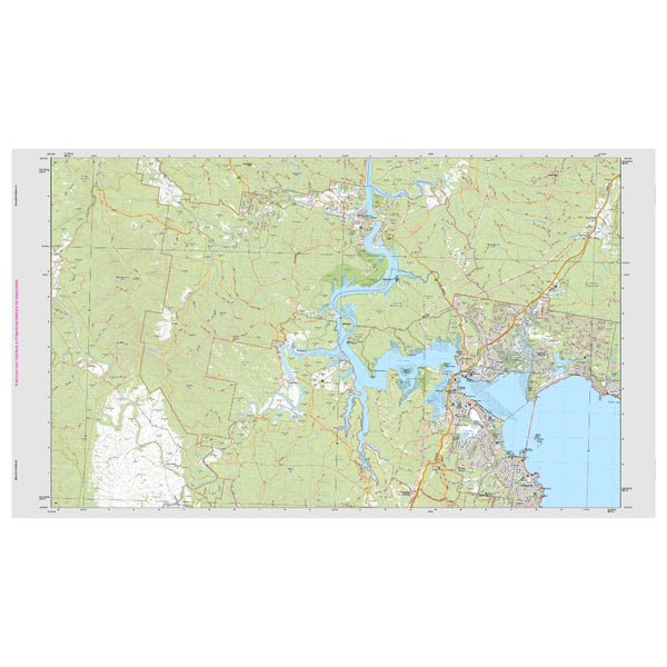 Nelligen 8926-4-S NSW Topographic Map 1 25k | Image Showing Map.