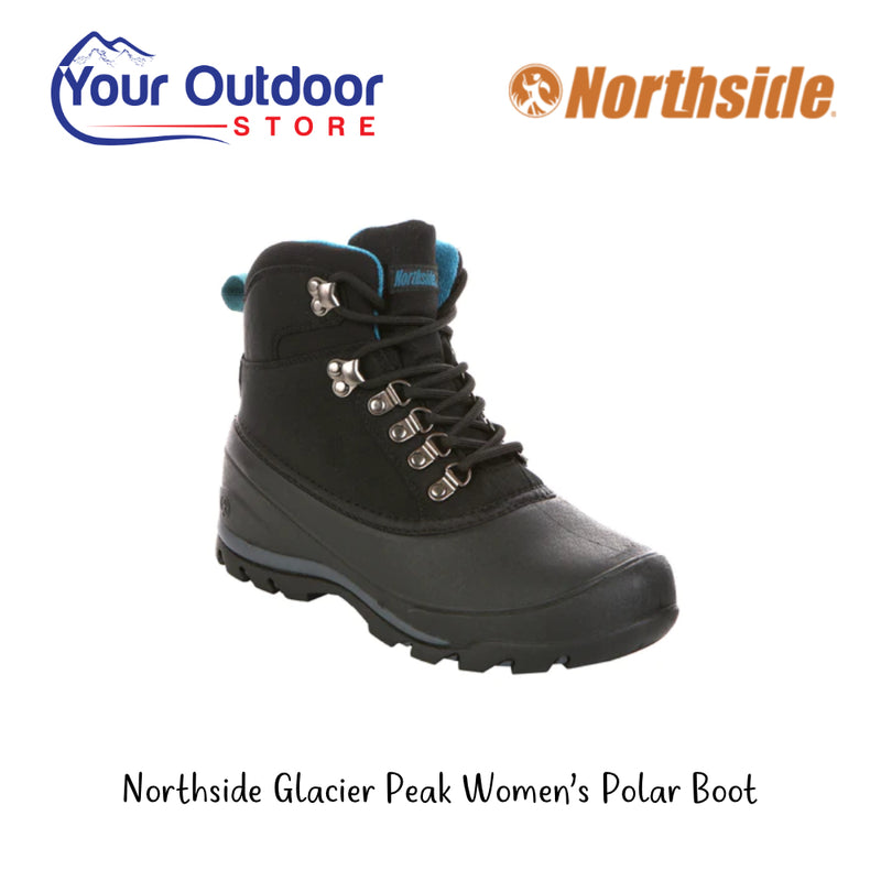 Northside Glacier Peak Women's Polar Boot. Hero Image Showing Logo and Title. 
