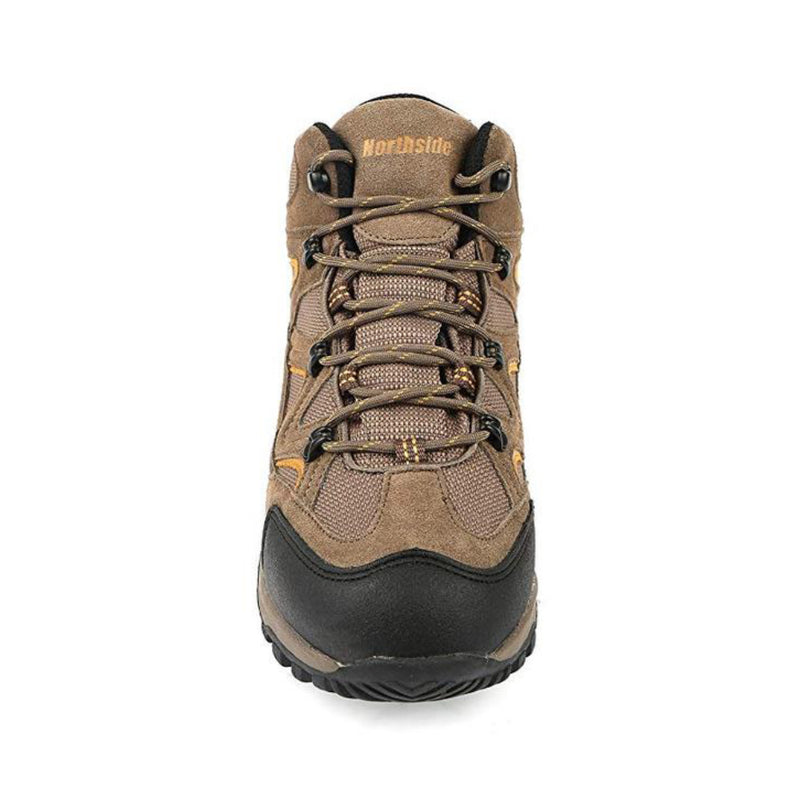 Tan Dark Honey | Northside Snowhomish Front View, Showing Laces.