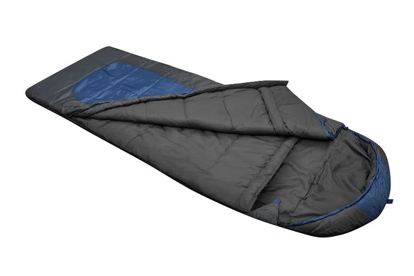 Black / Blue | Full Length auto-lock zipper