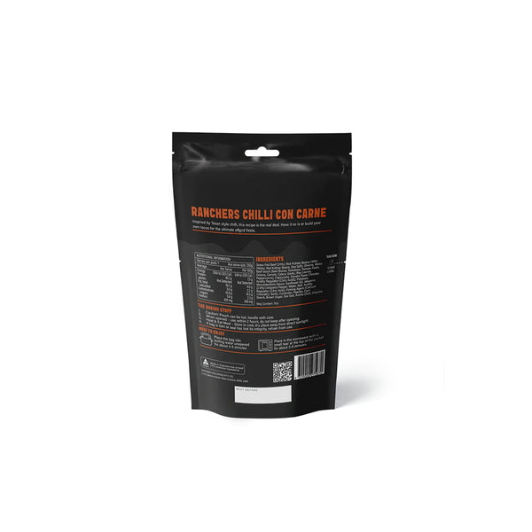250g | Offgrid Chilli Con Carne Image Showing Back View.