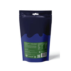 Apple And Coconut | OffGrid Peak Performance Series Breakfast Bowl Image Showing Back View Of Packaging With All Nutrient Information.