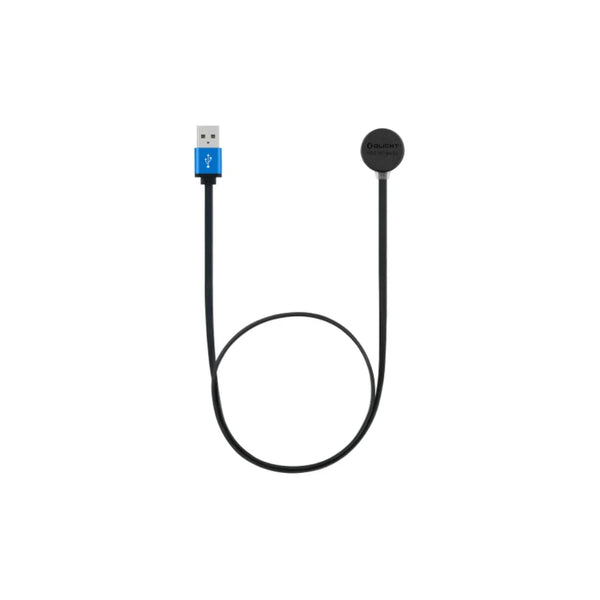 Black / Blue | Olight Magnetic Charging Cable Image Showing No Logos Or Titles.