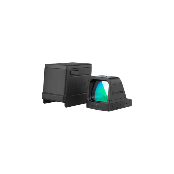 Green Dot | Olight Osight Green Dot 3MOA With Magnetic Charging Cover Image Showing No Logos Or Titles.
