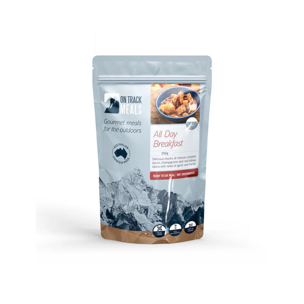 250g | On Track All Day Breakfast Image Showing No Logos Or Titles.