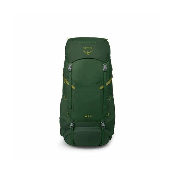 Green Canopy | Osprey Ace Backpack Image Showing Front View.