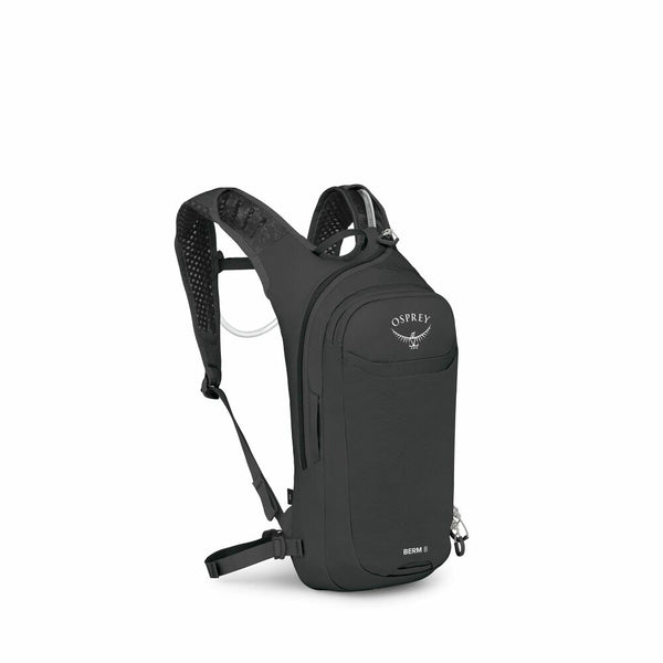 8L / Raven Black | Osprey Berm Hydration Pack Image Showing No Logos Or Titles.