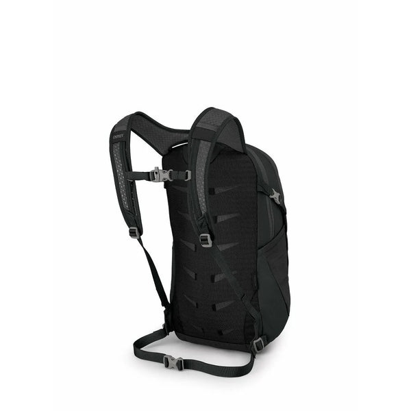 Black | Osprey Daylite Day Pack Image Showing Back View.