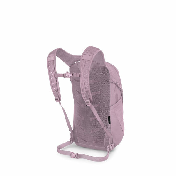 Iris Pink | Osprey Daylite Day Pack Image Showing Back View.