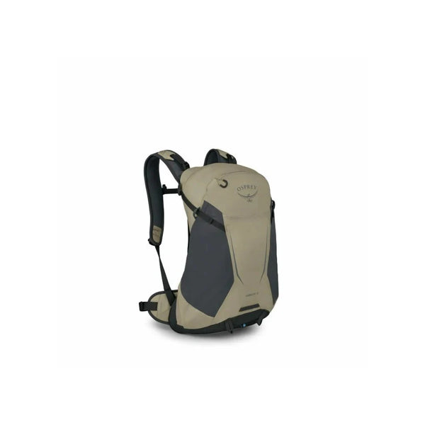 Olive/Tan-18L | Osprey Hikelte Backpack Image Showing Side View.