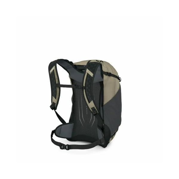 Olive/Tan-26L | Osprey Hikelte Backpack Image Showing Back View.