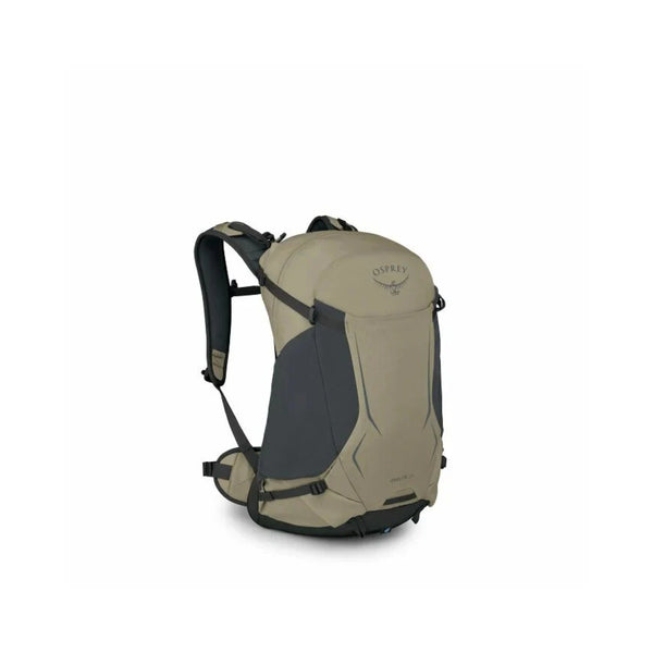 Olive/Tan-26L | Osprey Hikelte Backpack Image Showing Side View.