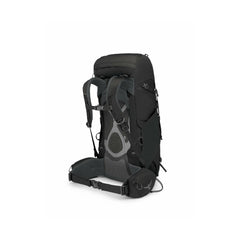 Black | Osprey Kyte 38L Hiking Pack Image Showing Back View.
