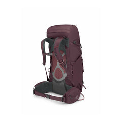Elder Purple | Osprey Kyte 38L Hiking Pack Image Showing Back View.