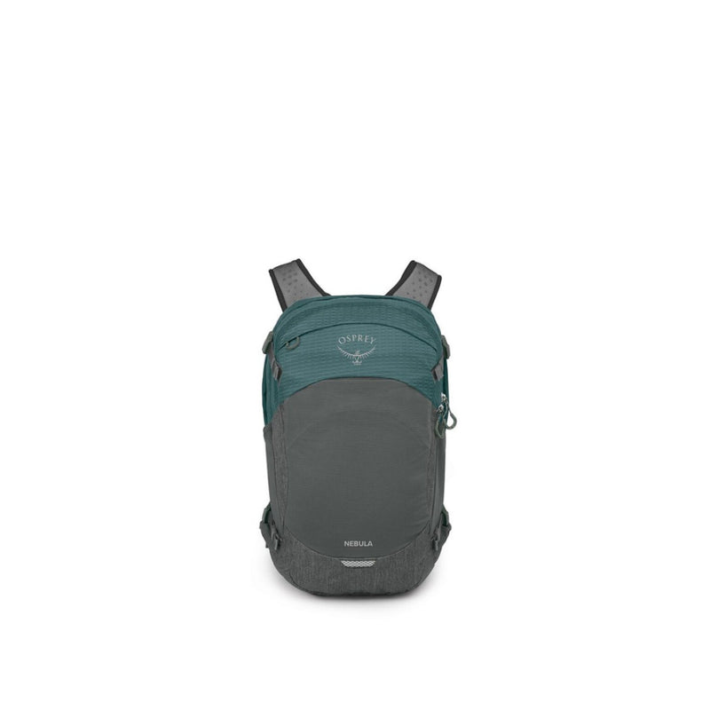 Cascade Blue, Coal Grey | Osprey Nebula 32L Backpack Image Showing Front View.