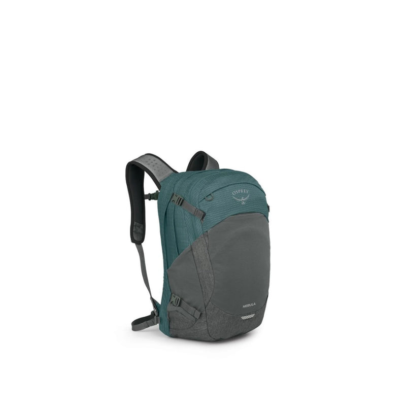 Cascade Blue, Coal Grey | Osprey Nebula 32L Backpack Image Showing No Logos Or Titles.