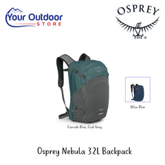 Osprey Nebula 32L Backpack |  Hero Image Showing All Logos, Titles And Variants.