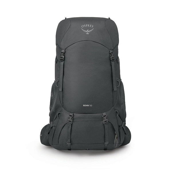 Dark Charcoal Grey Wolf / 50L | Osprey Renn Backpack Image Showing No Logos Or Titles.