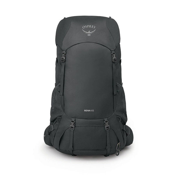 Dark Charcoal Grey Wolf / 65L | Osprey Renn Backpack Image Showing No Logos Or Titles.
