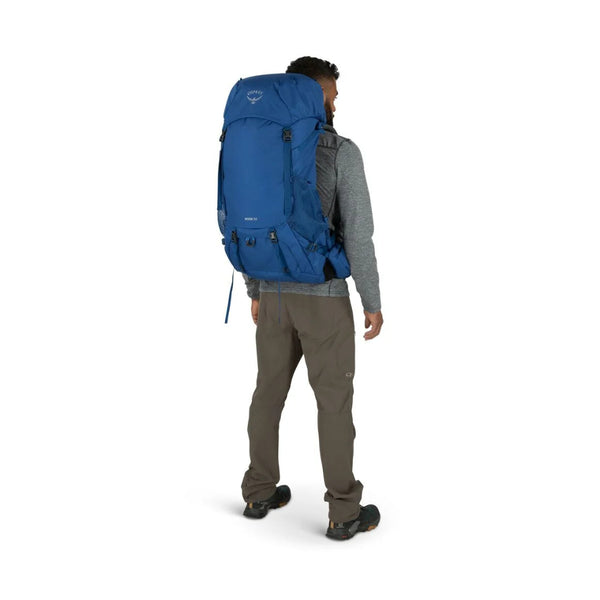 Osprey Rook Hiking Pack | Image Showing Back View On A Model.