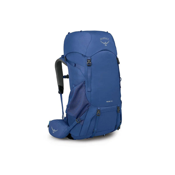 50L - Astrology Blue/Blue Flame | Osprey Rook Hiking Pack Image Showing No Logos Or Titles.
