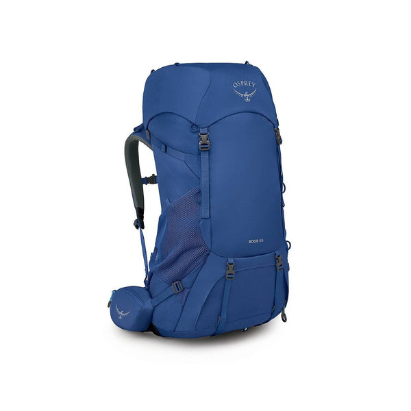 65L - Astrology Blue/Blue Flame | Osprey Rook Hiking Pack Image Showing No Logos Or Titles.