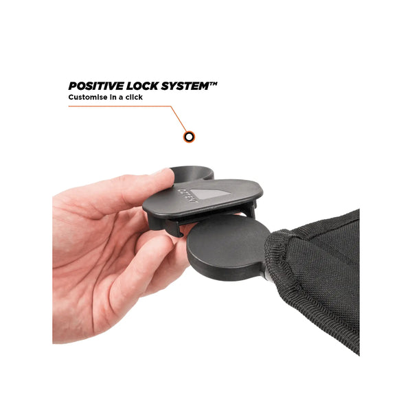 Single | Oztent King Goanna Chair Series lll Image Showing Close Up View Of The Positive Lock System.