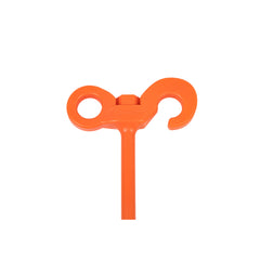 Orange / 50cm | Oztent Sand Peg Image Showing Close Up View Of The Hook And Ring Design.