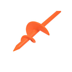 Orange / 50cm | Oztent Sand Peg Image Showing Close Up View Of The Spike End.