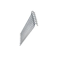 Steel | Oztenet Steel Tent Pegs 8 Pack Image Showing No Logos Or Titles.