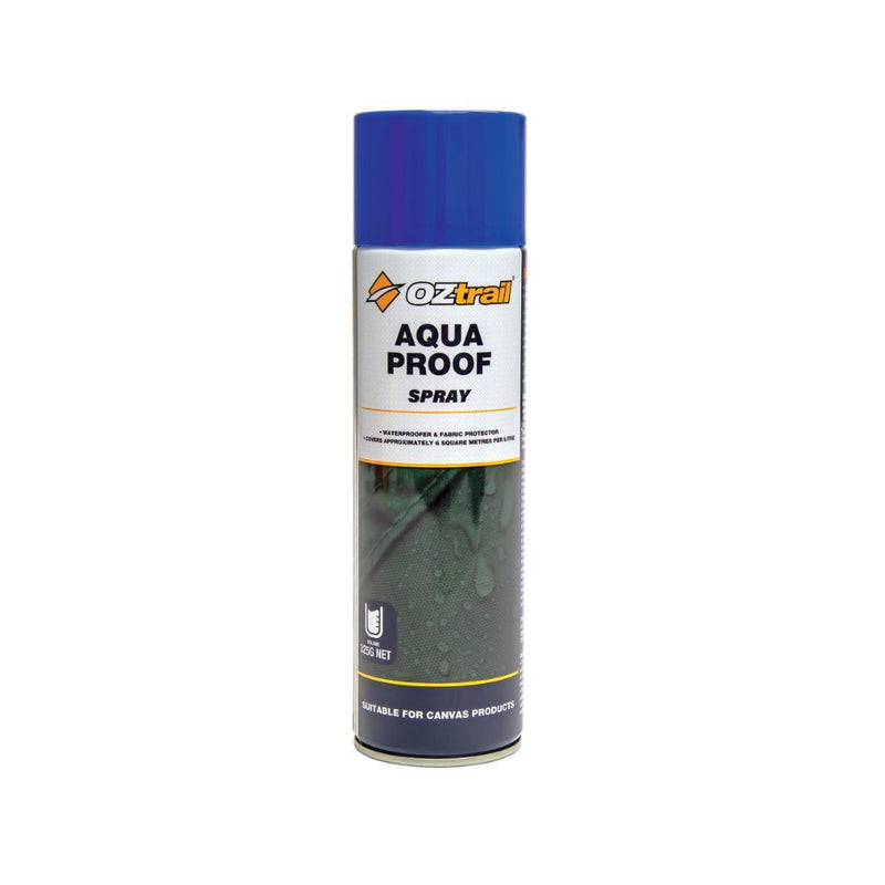 325g | Oztrail Aqua Proof Spray Image Showing No Logos Or Titles.